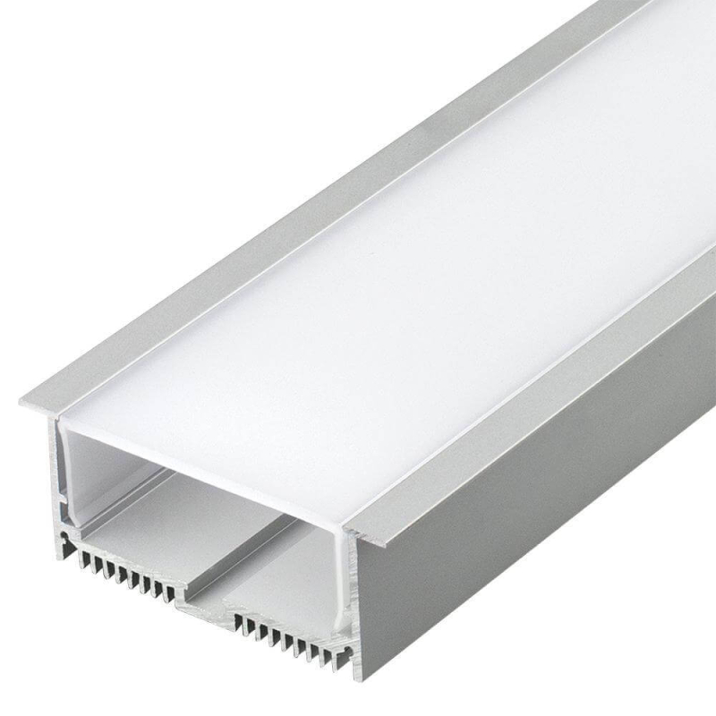 Профиль с экраном Arlight SL-LINIA88-F-2500 ANOD+OPAL 020471 в Санкт-Петербурге