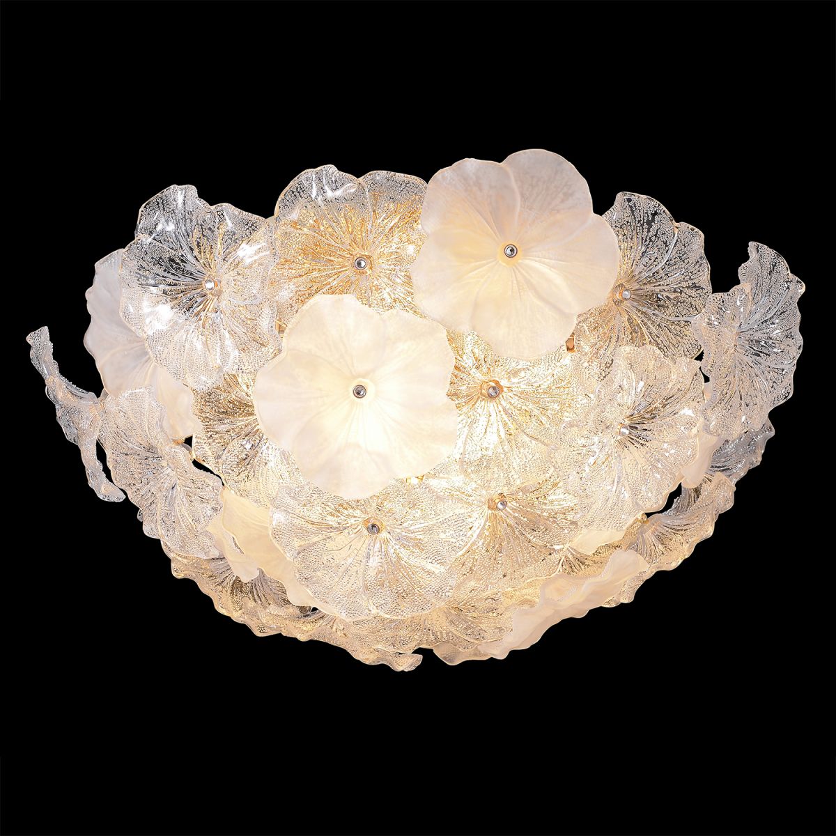 Потолочный светильник Crystal Lux MAGNOLIA PL12 GOLD в Санкт-Петербурге