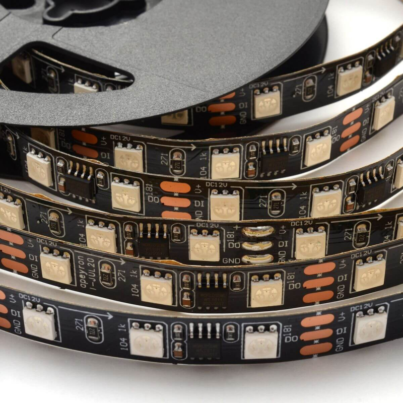 Светодиодная лента Apeyron 14,4W/m 60Led/m 5050SMD разноцветная 2M 81ЦЛ в Санкт-Петербурге