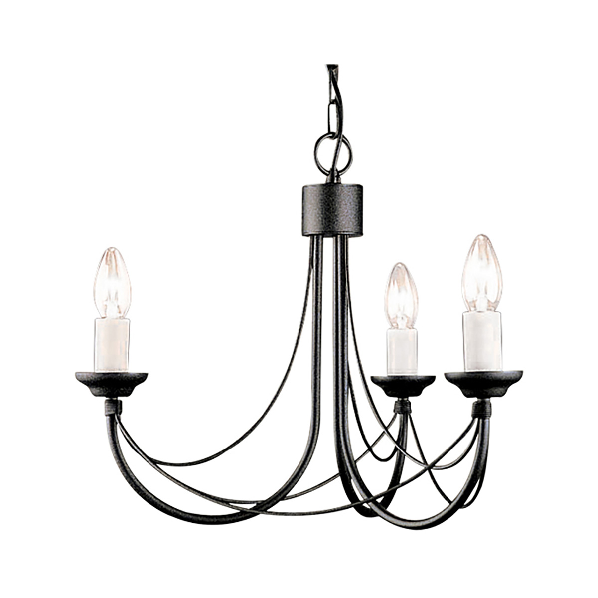 Подвесная люстра Elstead Lighting Carisbrooke CB3-BLACK в Санкт-Петербурге