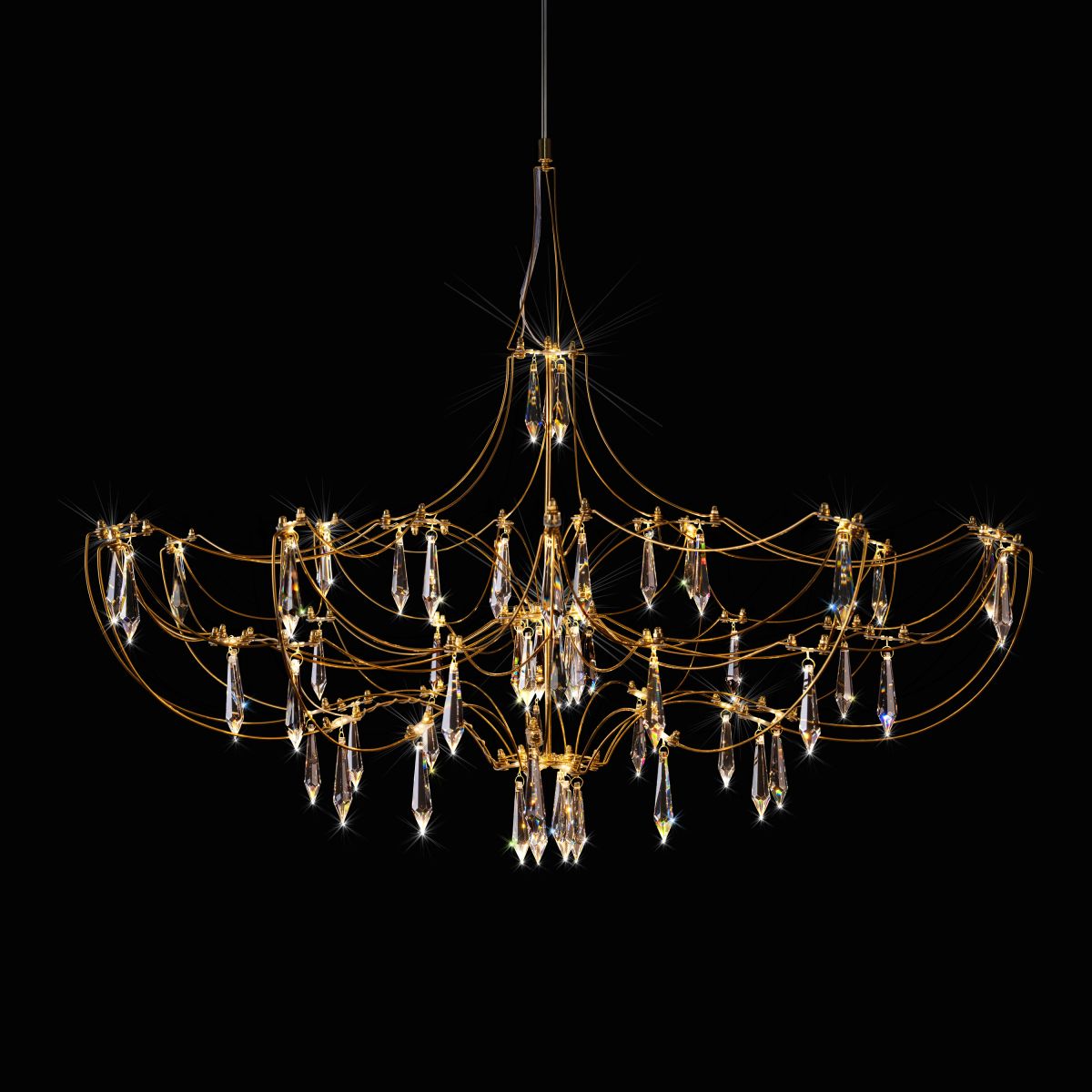 Подвесная люстра Loft IT Mira 10589/900 Gold Asfour в Санкт-Петербурге