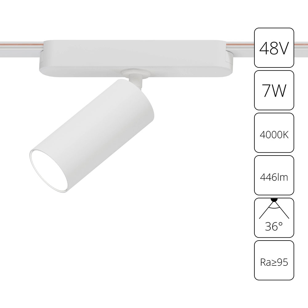 Трековый магнитный светильник Arte Lamp Rapid A6156PL-1WH в Санкт-Петербурге