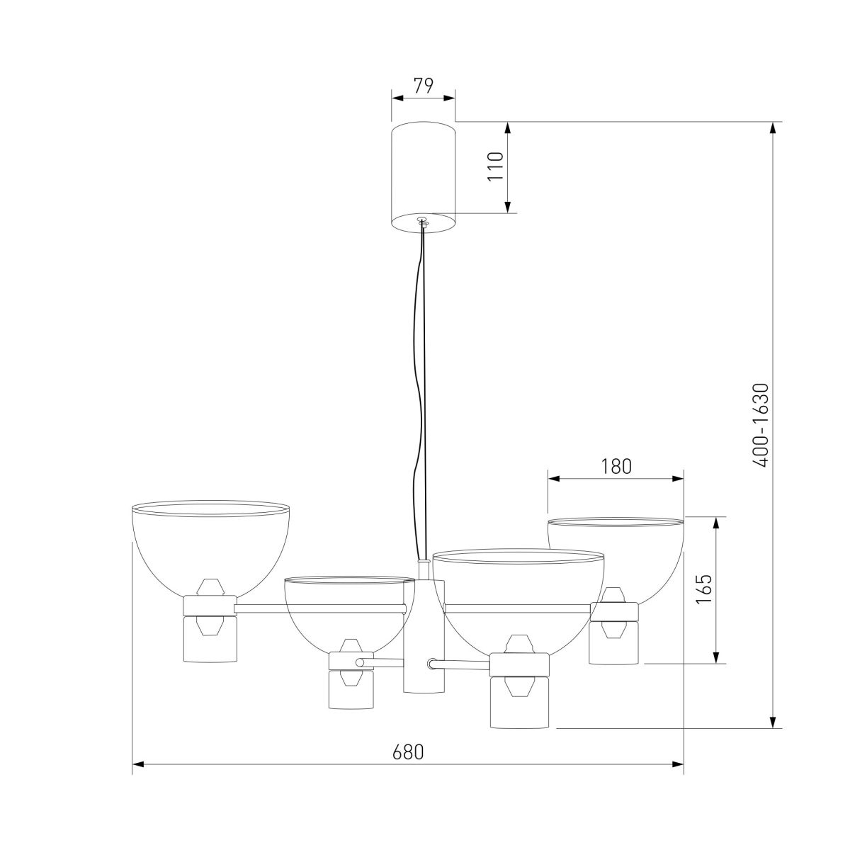Подвесной светильник Eurosvet Vial 204053 LED a072060 в Санкт-Петербурге