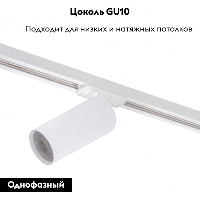 Светильник на шине Denkirs DK6202-WH в Санкт-Петербурге