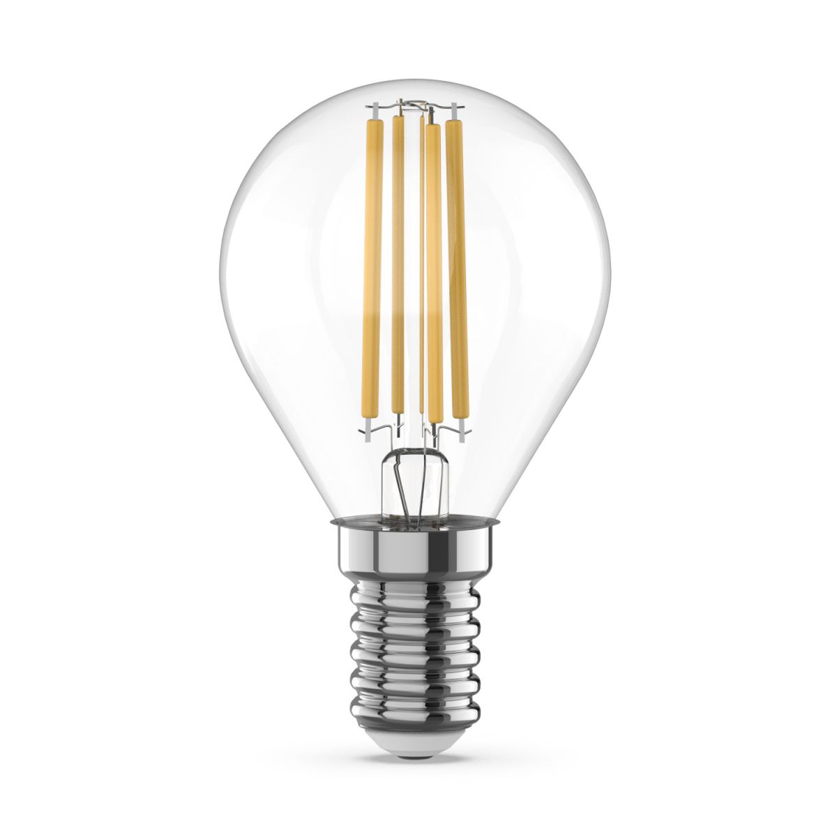 Светодиодная филаментная лампа Gauss Basic Filament E14 4W 3000K шар 50512142 в Санкт-Петербурге