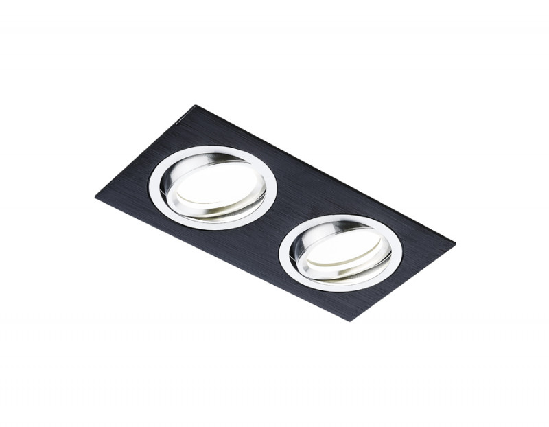 Встраиваемый светильник Ambrella Light Standard Spot A601/2 BK в Санкт-Петербурге