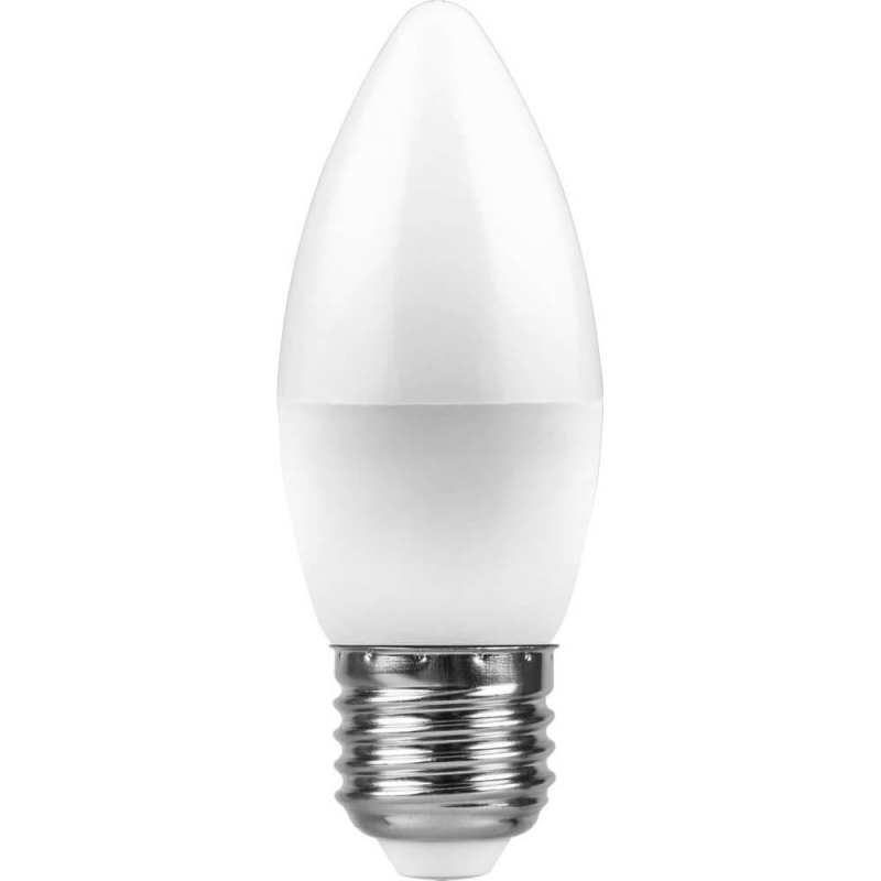 Лампа светодиодная Feron E27 11W 6400K Свеча Матовая LB-770 25945 в Санкт-Петербурге