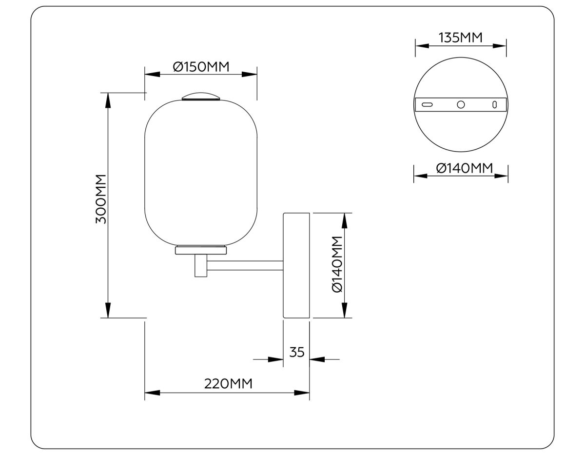 Бра Ambrella Light High Light Modern LH11039 в Санкт-Петербурге