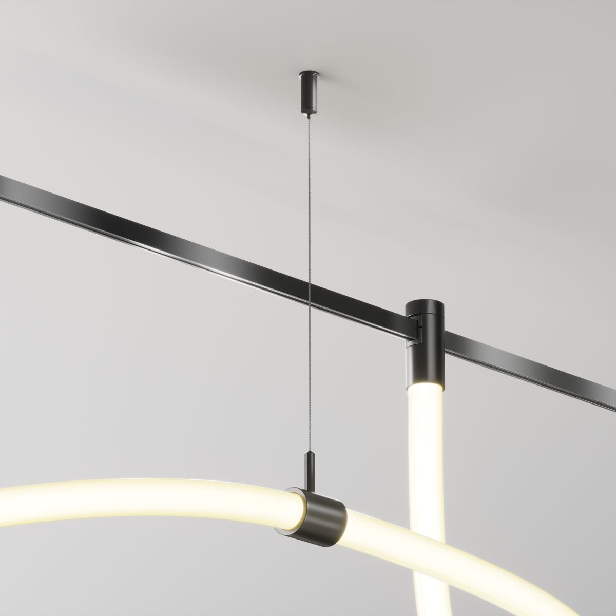 Потолочный коннектор с тросовым подвесом Maytoni Technical Tau TRA154CSW-1B в Санкт-Петербурге