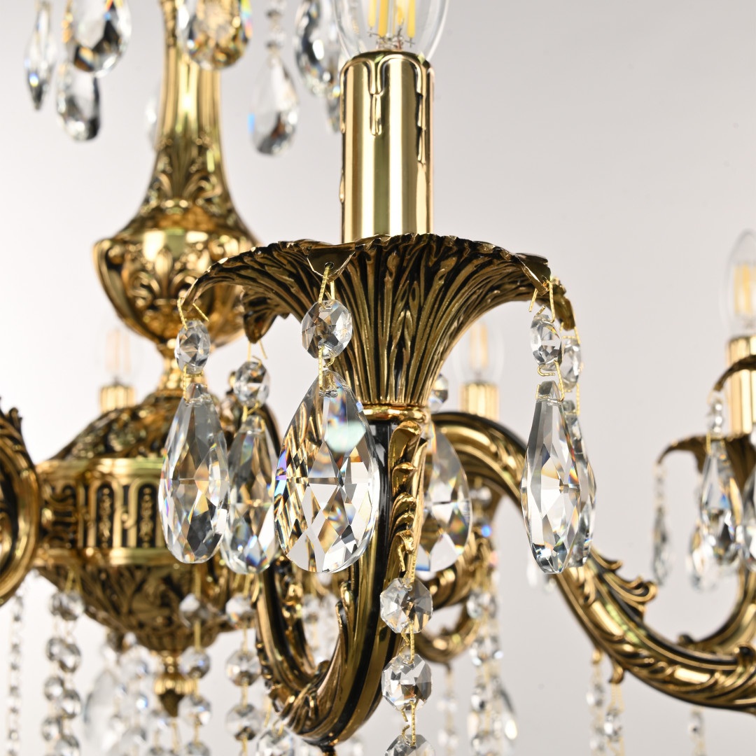 Подвесная люстра Bohemia Ivele Crystal AL79101/8/250 B GB в Санкт-Петербурге