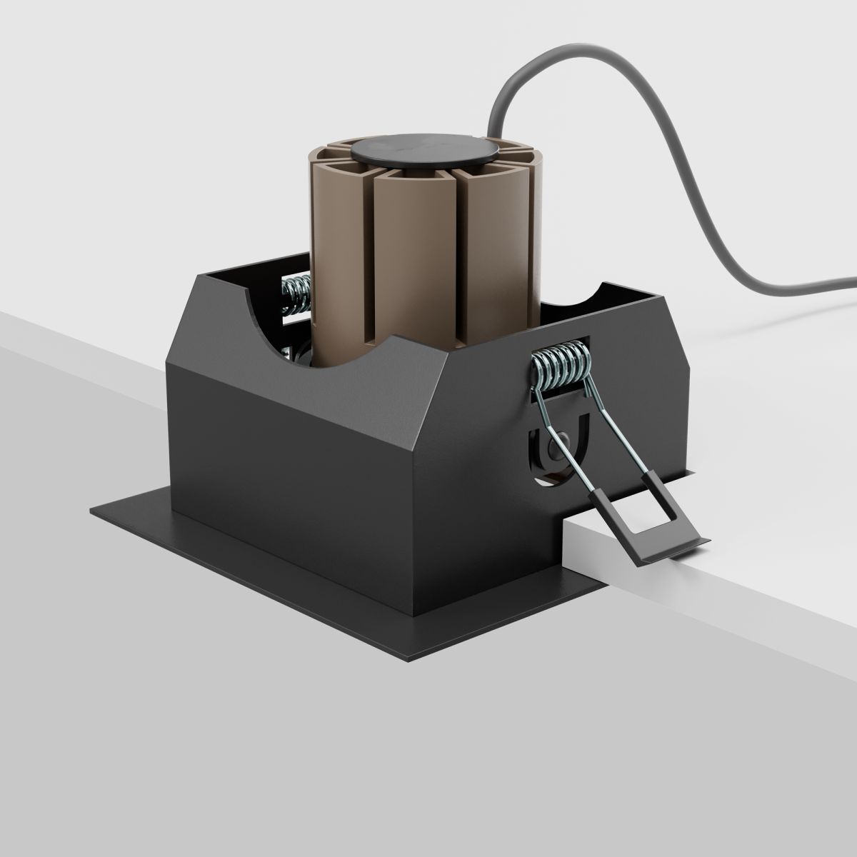 Встраиваемый светильник Maytoni Technical Metal Modern DL008-12W2.7-3-4K-B в Санкт-Петербурге