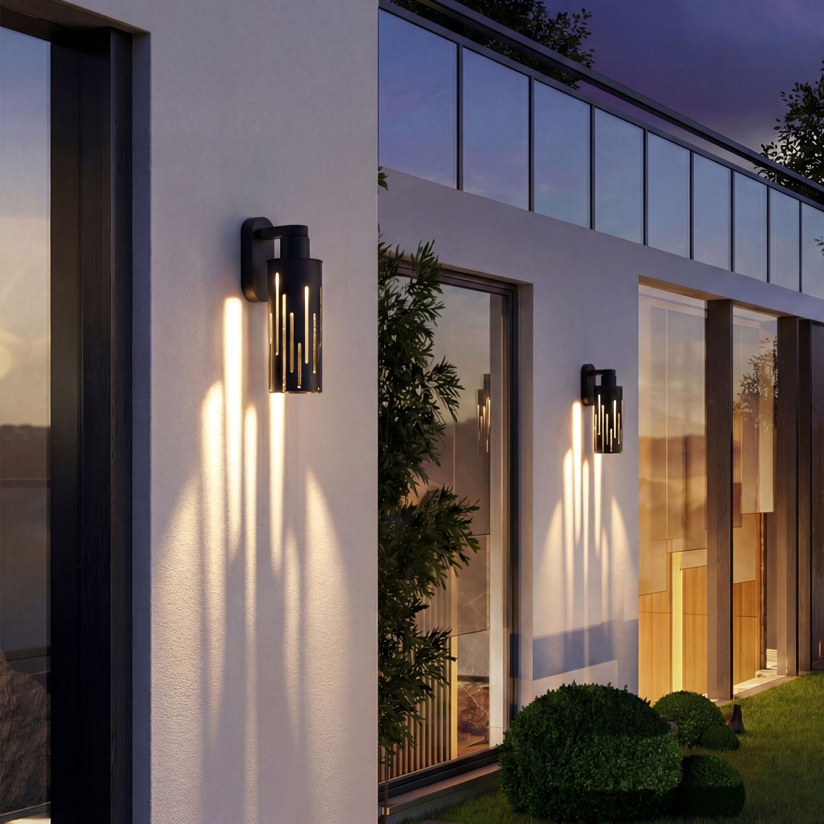 Уличный настенный светильник Elektrostandard Streak 35197/W черный 4690389219481 a072054 в Санкт-Петербурге