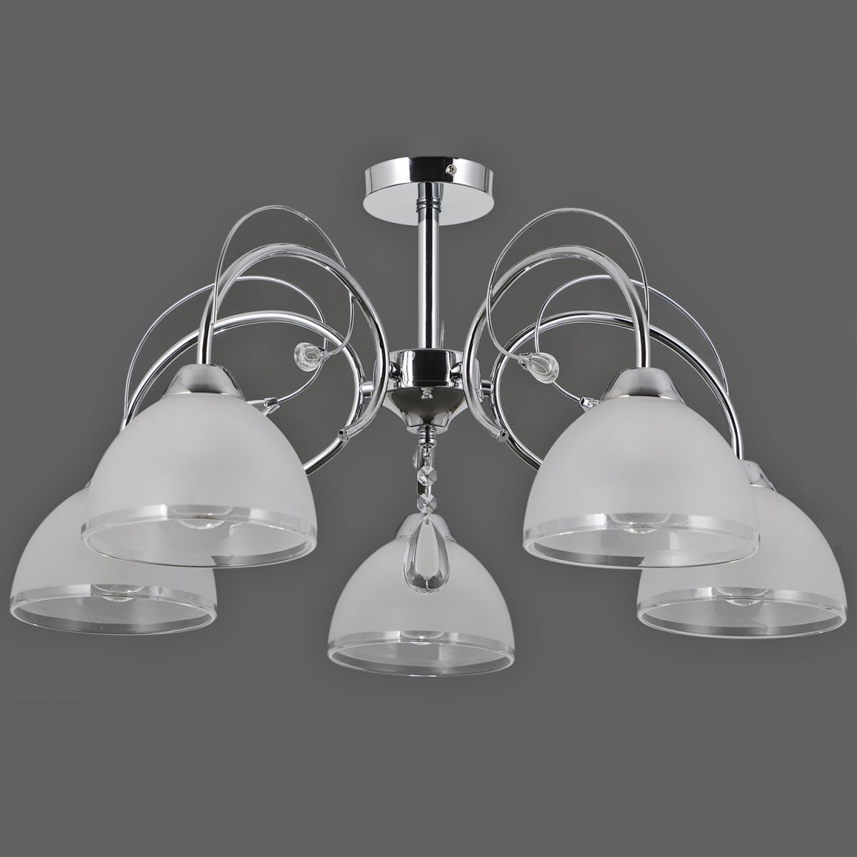 Люстра на штанге ILLUMICO ILLUMICO IL0495-5CSQ-25CH ELITE в Санкт-Петербурге