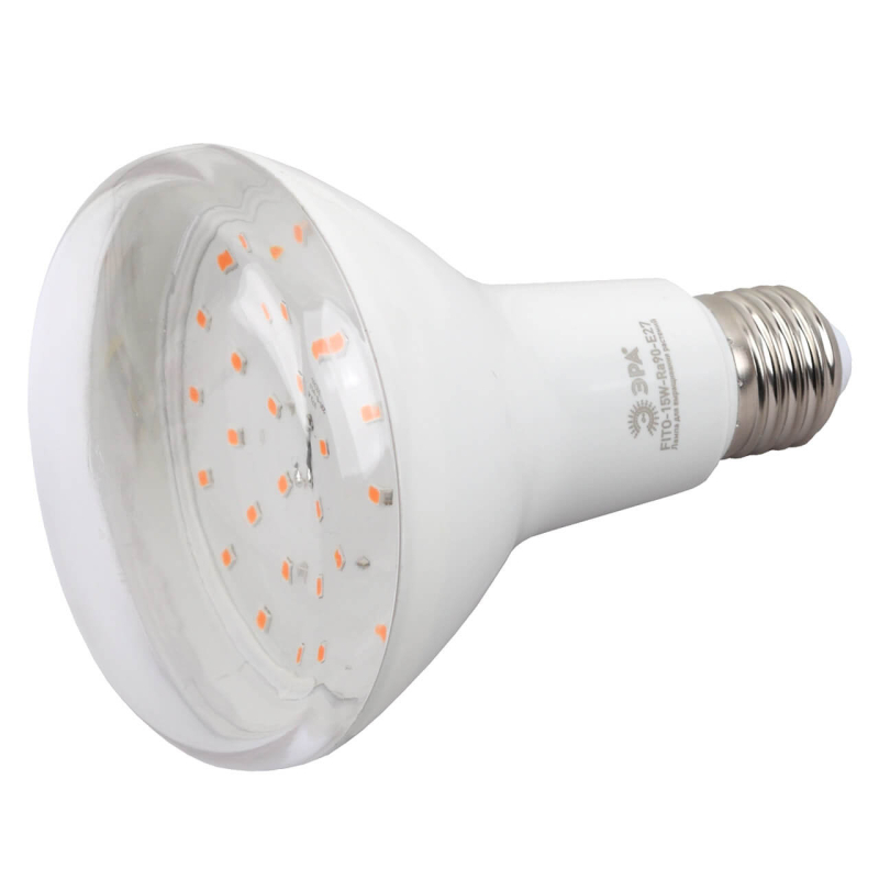 Фитолампа для растений светодиодная ЭРА E27 15W 2150K FITO-15W-Ra90-E27 Б0039173 в #REGION_NAME_DECLINE_PP#