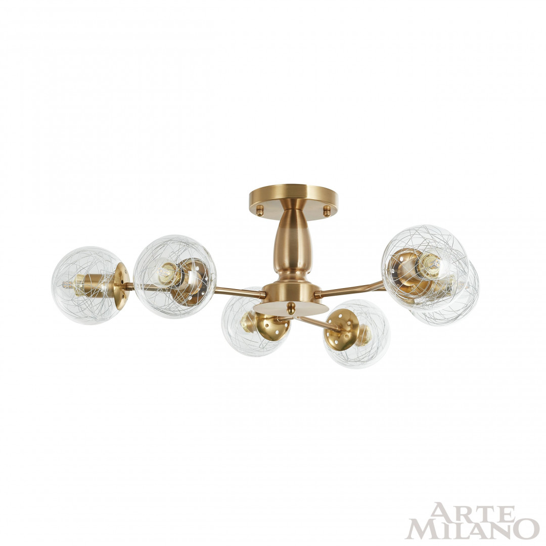 Потолочная люстра Arte Milano Neapolis 275908/6 GD в #REGION_NAME_DECLINE_PP#