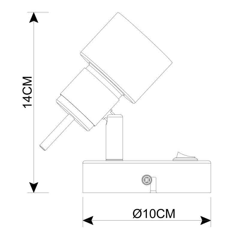 Спот Arte Lamp ALMACH A1906AP-1WH в Санкт-Петербурге