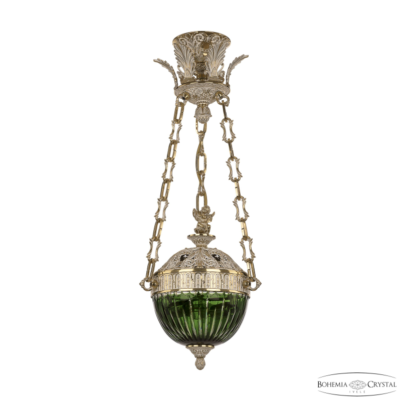Подвесной светильник Bohemia Ivele Crystal 71000P/20AZ GW Clear-Green/H-1K Y8 FA1S в Санкт-Петербурге