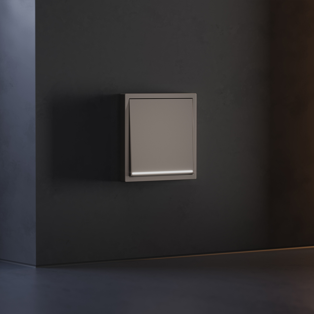 Клавиша для выключателя/переключателя одноклавишного с подсветкой Voltum S70 (капучино) VLS000214 в #REGION_NAME_DECLINE_PP#