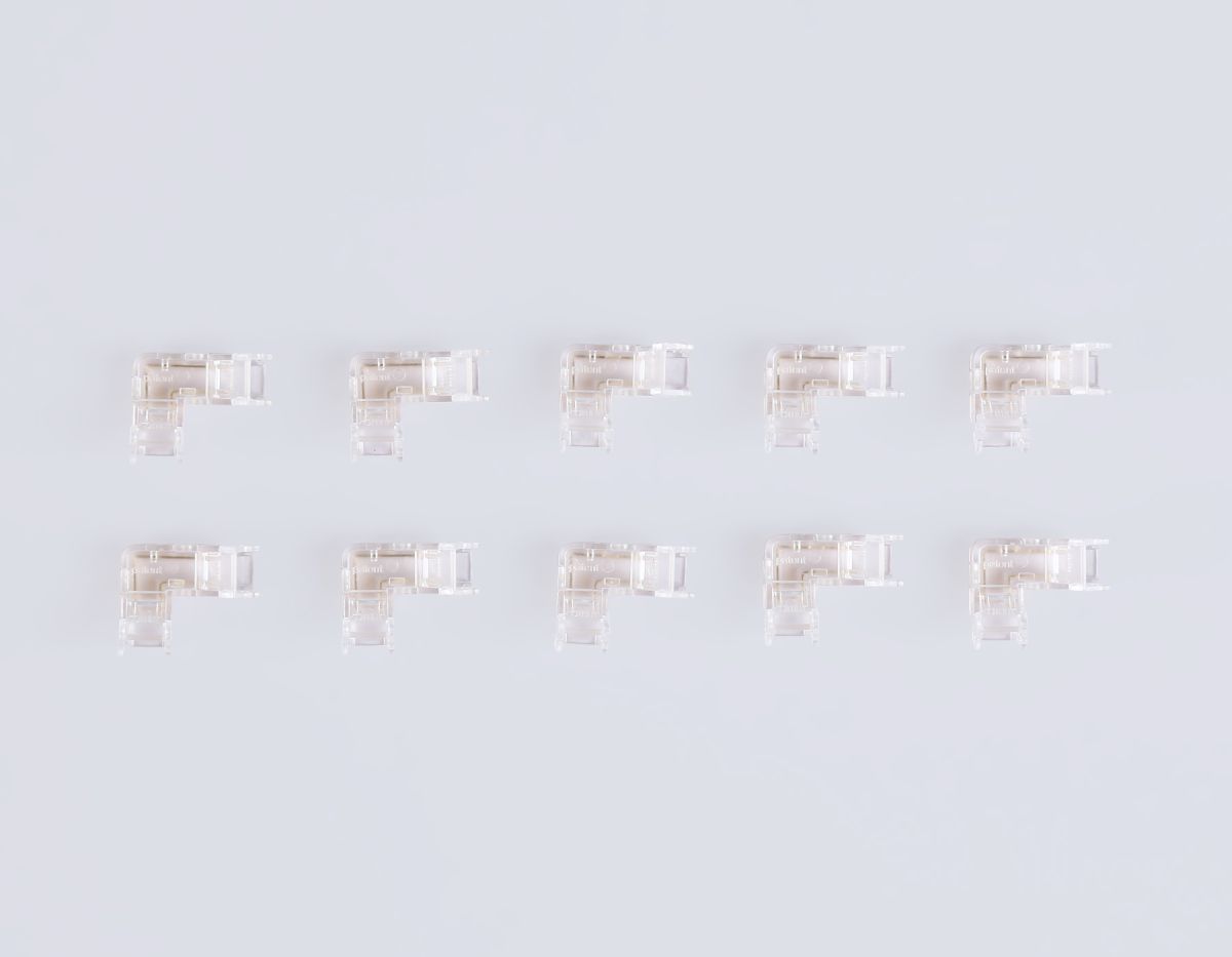 Соединитель угловой Ambrella Light Illumination COB 12/24V для лент 5mm (2 конт.) (10шт. в комплекте) GS6841 в #REGION_NAME_DECLINE_PP#