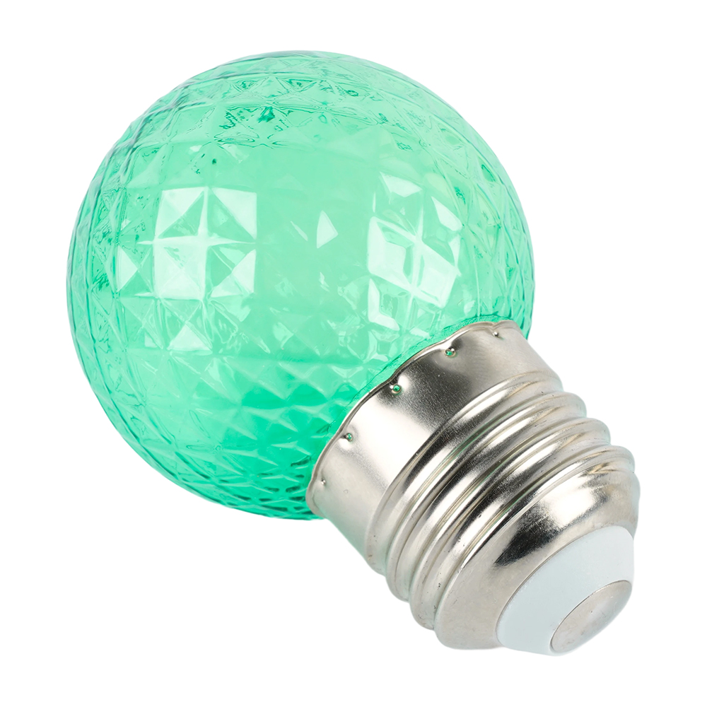 Лампа светодиодная Feron LB-385 шар зеленый прозрачный E27 1W 230V 52163 в #REGION_NAME_DECLINE_PP#