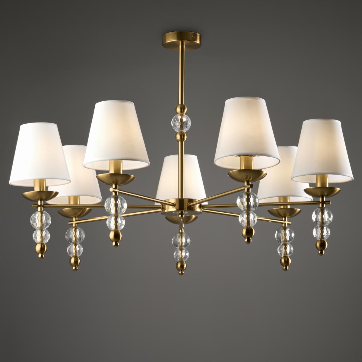 Люстра на штанге Freya Side FR1009CL-07BS в #REGION_NAME_DECLINE_PP#