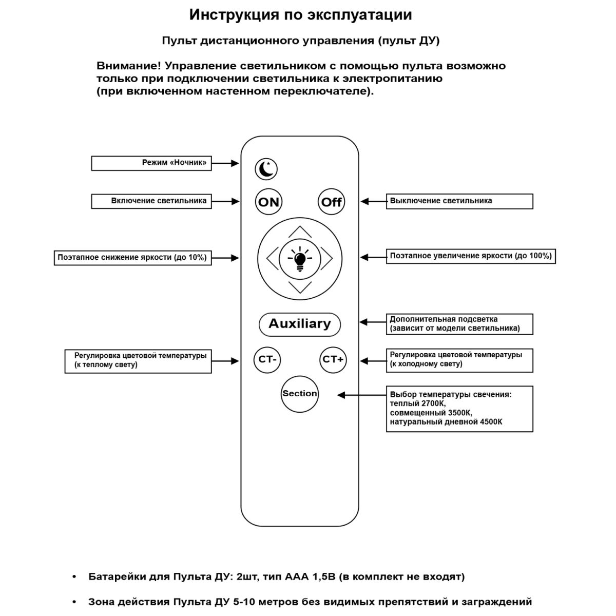 Потолочная люстра Reluce 10605-0.3-2+2 WH в Санкт-Петербурге