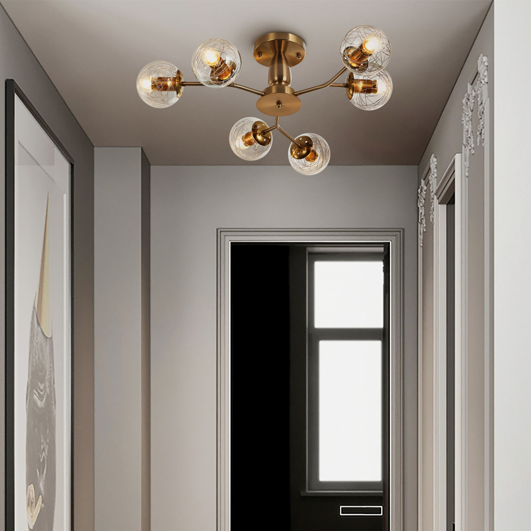 Потолочная люстра Arte Milano Neapolis 275908/6 GD в #REGION_NAME_DECLINE_PP#