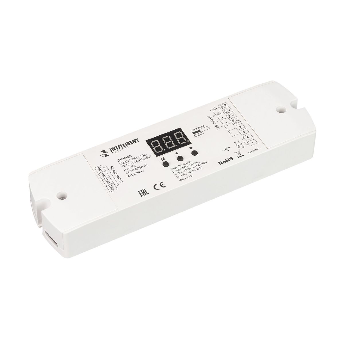 Диммер Arlight SMART-DALI-204-72-SH-DT6/DT8-SUF (12-48V, 4x150-500mA) 038543 в Санкт-Петербурге