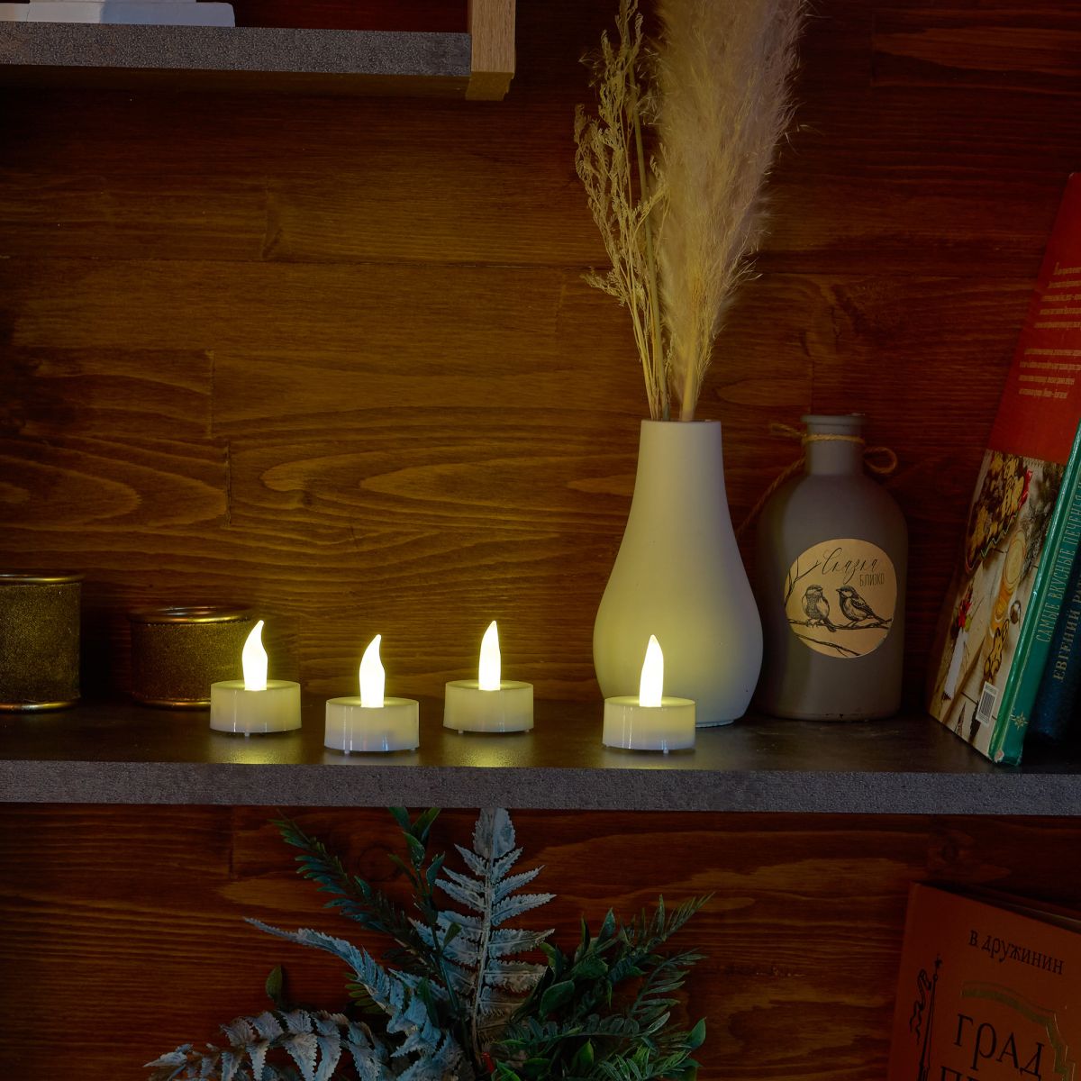 Набор свечей светодиодных Uniel ULD-F070 WARM WHITE TEACANDLE SET4 UL-00008592 в #REGION_NAME_DECLINE_PP#