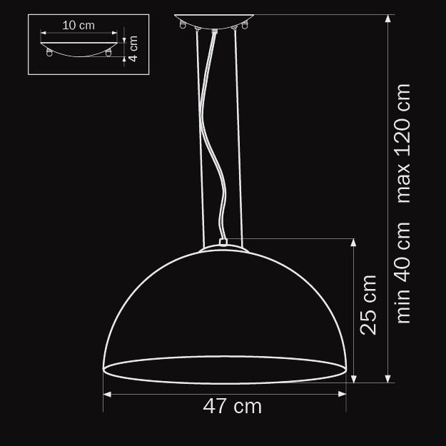 Подвесной светильник Lightstar Cupola 803014 в Санкт-Петербурге