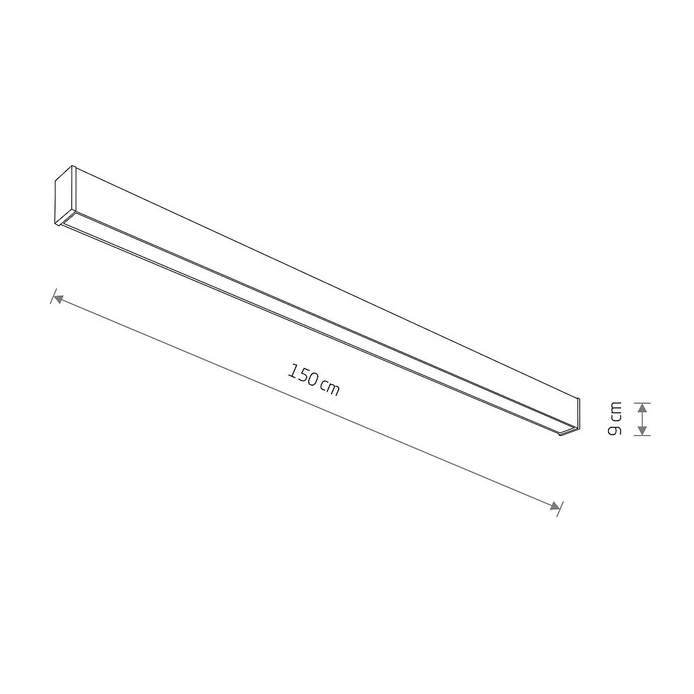 Уличный потолочный светильник Nowodvorski Outline Led L Black 11362 в Санкт-Петербурге