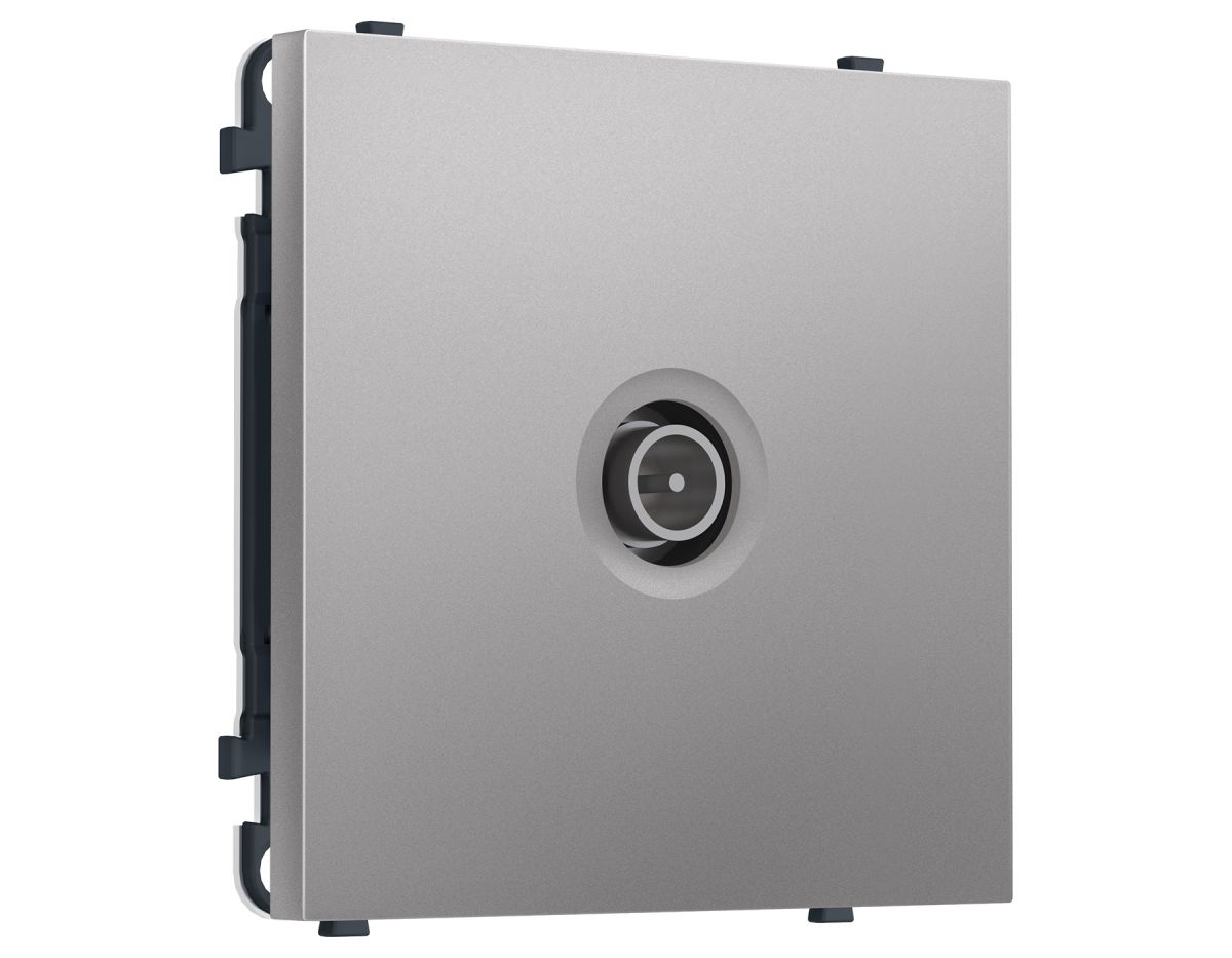 Комплект механизма TV розетки проходной SIGMA Сталь матовый 5-1000 MHz 4dB QUANT PRO Ambrella Volt MS513030 (SP5130, PR211) в #REGION_NAME_DECLINE_PP#
