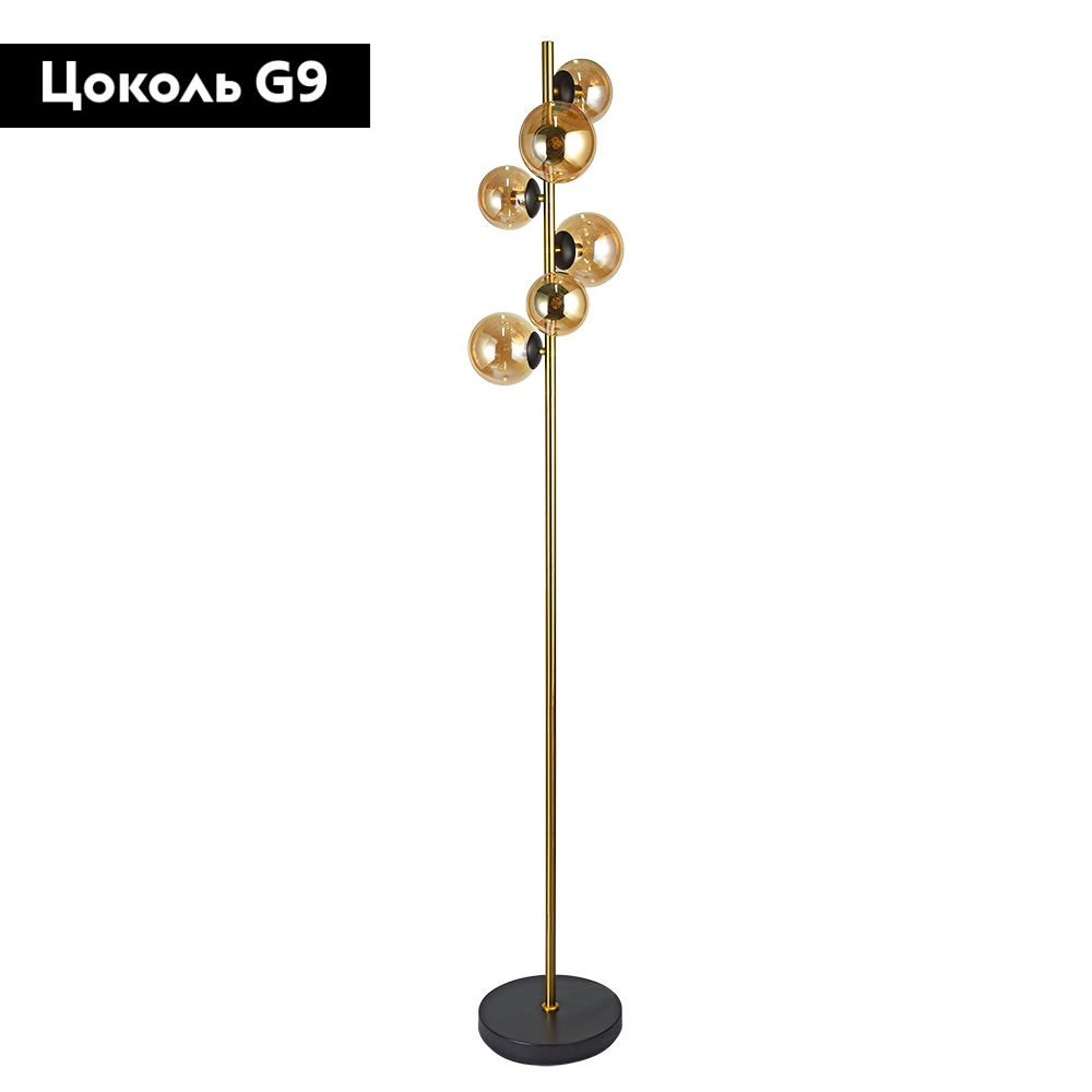 Торшер Arte Lamp Gemini A2243PN-6PB в #REGION_NAME_DECLINE_PP#