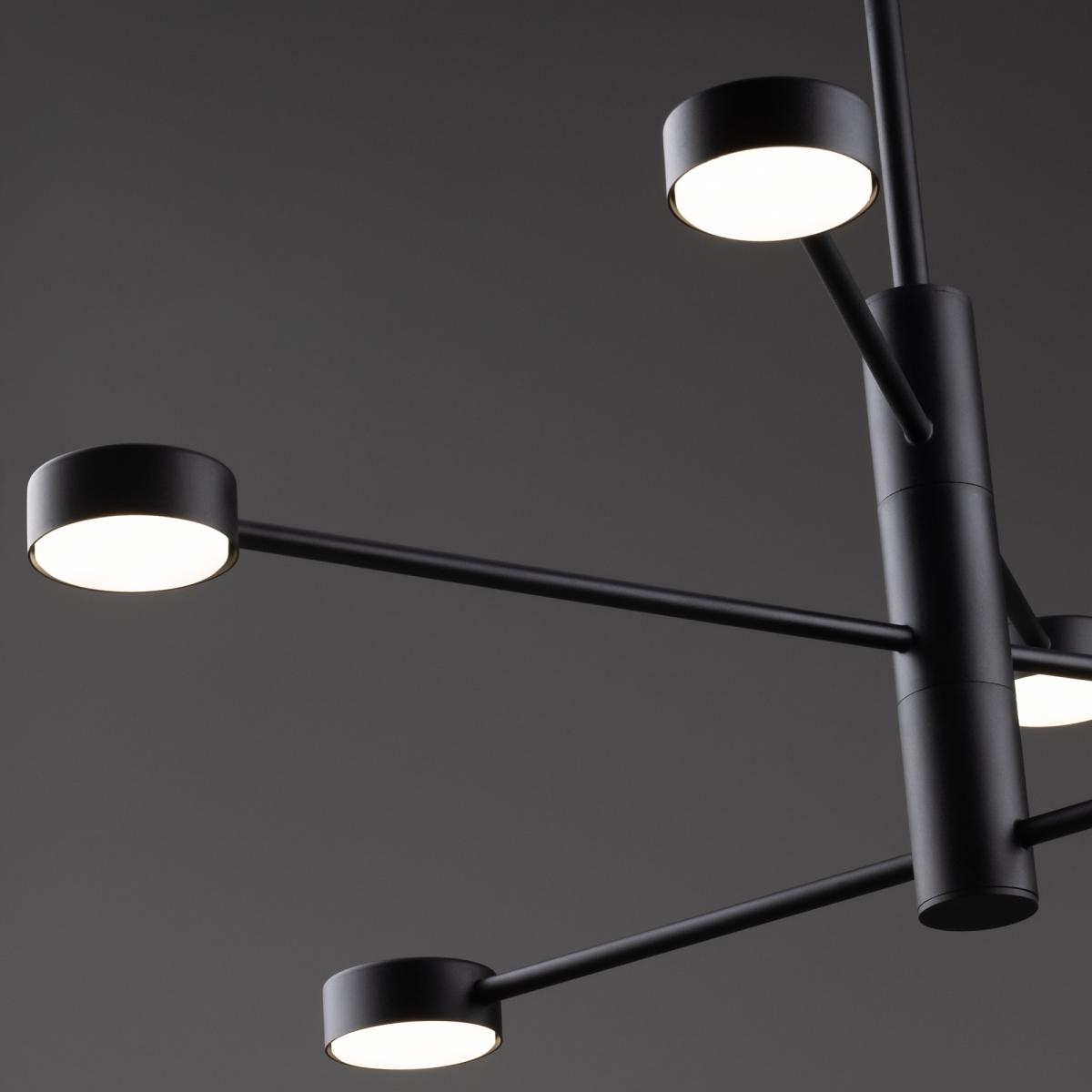 Люстра на штанге Freya Tactic FR5363CL-06B в #REGION_NAME_DECLINE_PP#