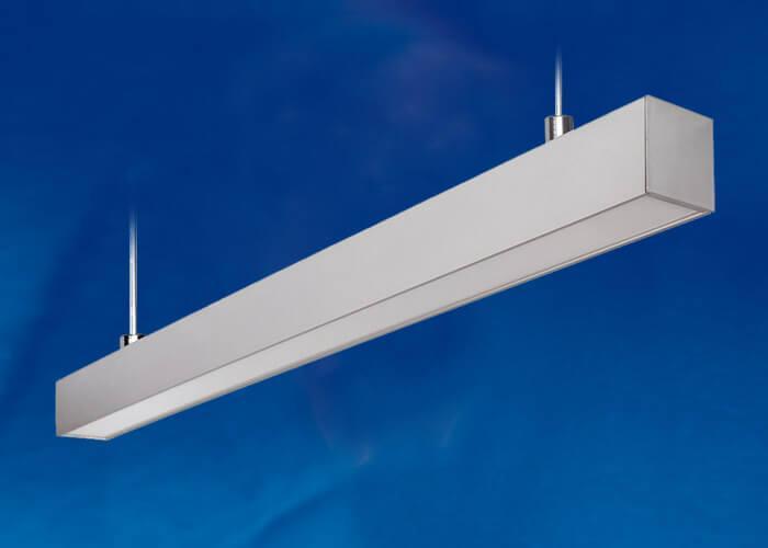Подвесной светодиодный светильник (UL-00004208) Uniel ULO-K10D 60W/5000K/L120 IP65 Silver в Санкт-Петербурге
