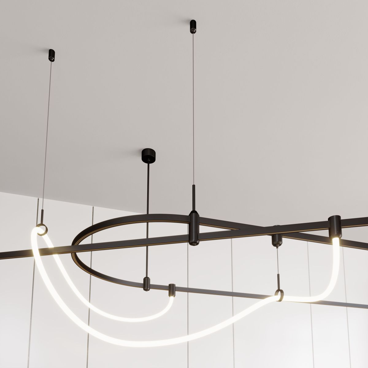 Трековый светильник Arlight ART-APRIORI-TUBE-ELASTIC-R38-L1000-12W Day4000 (Черный, 360 deg, 48V) (IP20 Металл) 049269(1) в Санкт-Петербурге