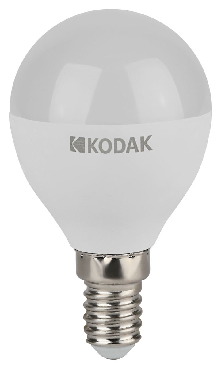 Лампа светодиодная Kodak LED P45-11W-840-E14 K 11Вт шар нейтральный белый свет Е14 Б0057618 в #REGION_NAME_DECLINE_PP#