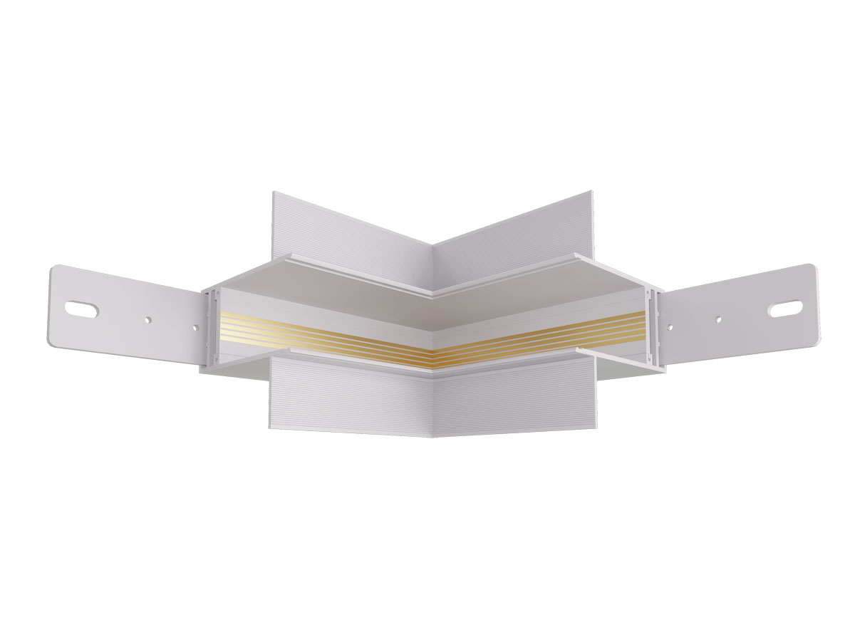 Внутренний соединитель для встраиваемого магнитного шинопровода Donolux Magic Track Inner corner DLM01W Sp в Санкт-Петербурге