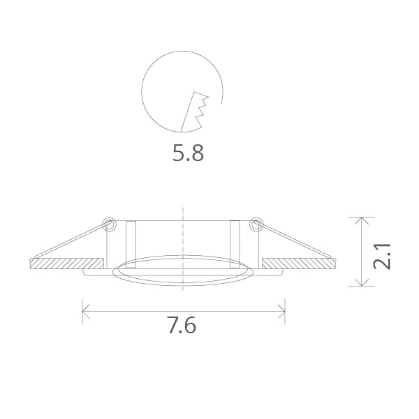 Встраиваемый светильник ARTE Lamp A2103PL-1CC в Санкт-Петербурге