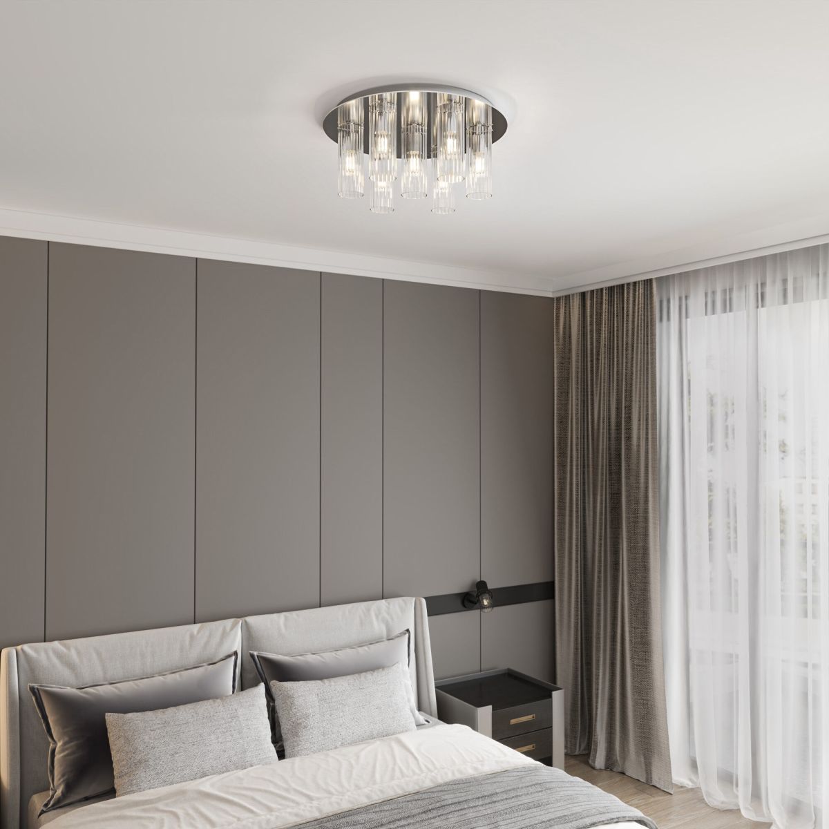 Потолочный светильник Eurosvet Merge 502111/7 хром a071916 в Санкт-Петербурге