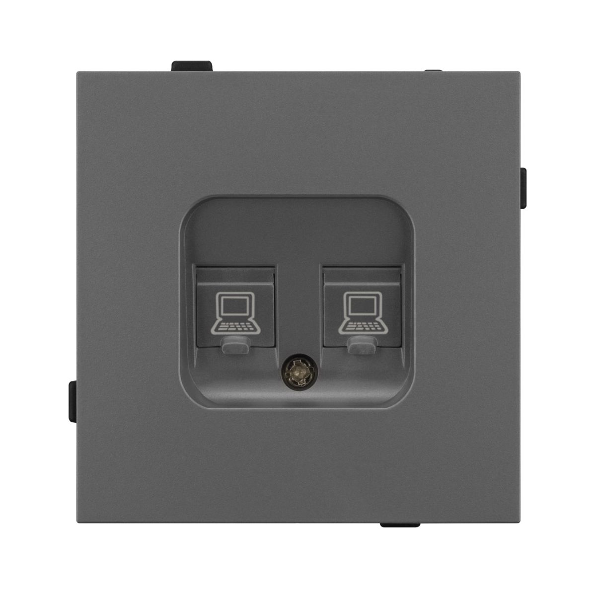 Механизм компьютерной розетки двойной SCT-TENDO-MPC2-SFPL-GR (RJ-45, CAT6) 054597 в Санкт-Петербурге