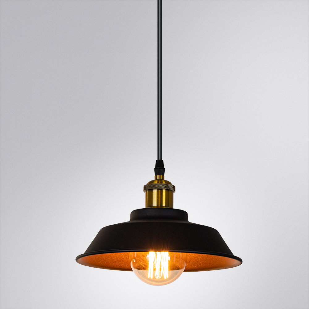 Подвесной светильник Arte Lamp Cappello A7038SP-1BK в #REGION_NAME_DECLINE_PP#