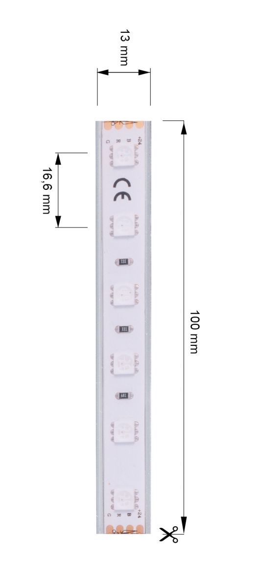 Светодиодная лента Deko-Light 24В 5050 60Вт RGB 5м IP67 840256 в Санкт-Петербурге