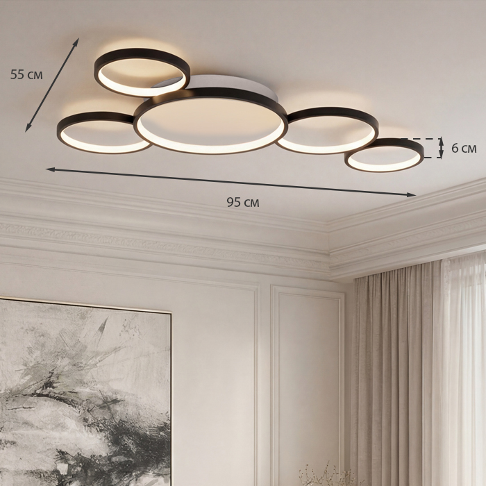 Потолочная люстра Bojeni Veloce BLD-V0104-060 в Санкт-Петербурге