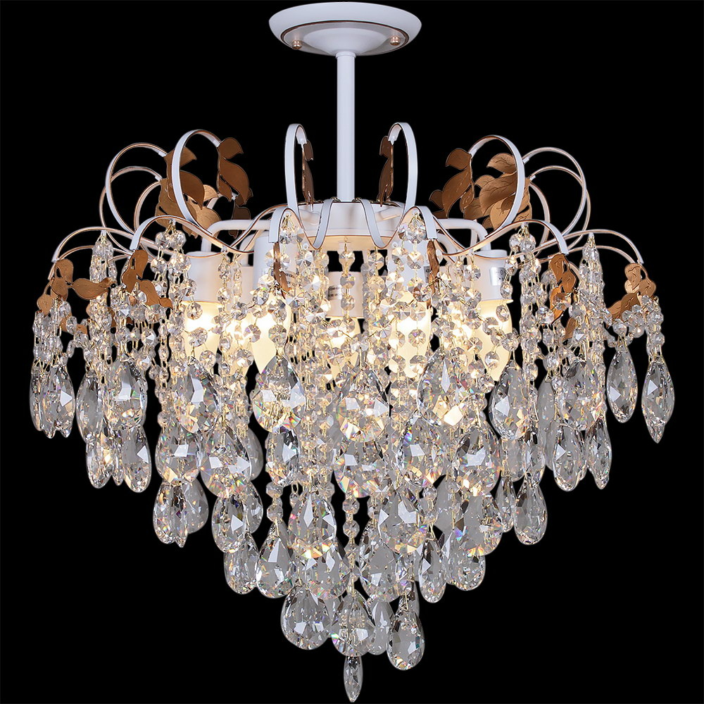Люстра на штанге Reluce 96028-0.3-06 WH+GOLD PN в Санкт-Петербурге