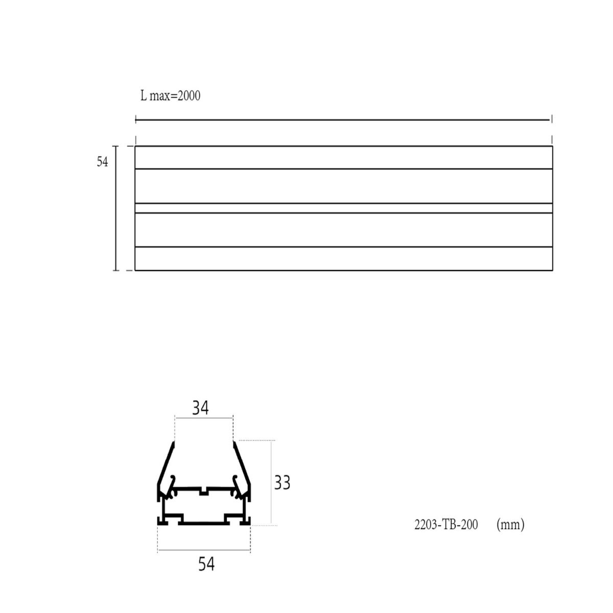 Шинопровод однофазный под натяжной потолок Favourite Practica 2203-TB-200 в Санкт-Петербурге
