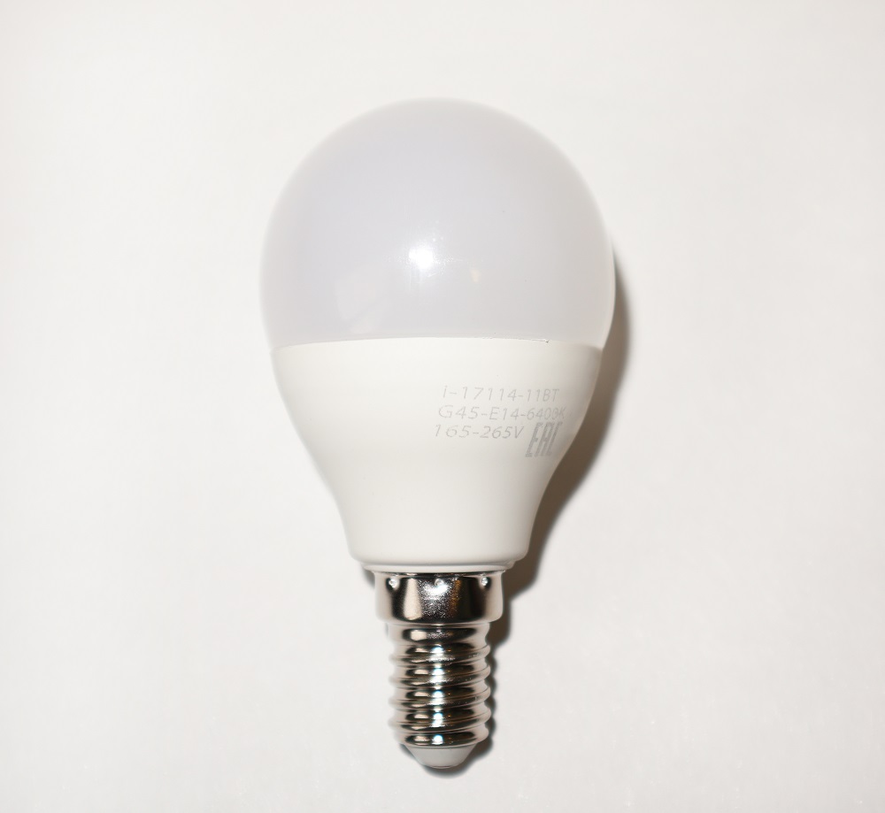 Лампа светодиодная i-Watt E14 11W 6400К груша матовая i-17114 в Санкт-Петербурге