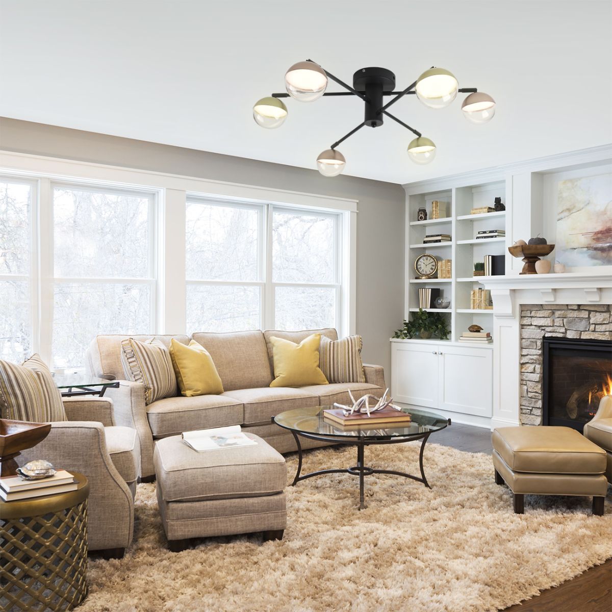 Потолочный светильник Escada Diverse 10271/6LED Gold/Copper в #REGION_NAME_DECLINE_PP#