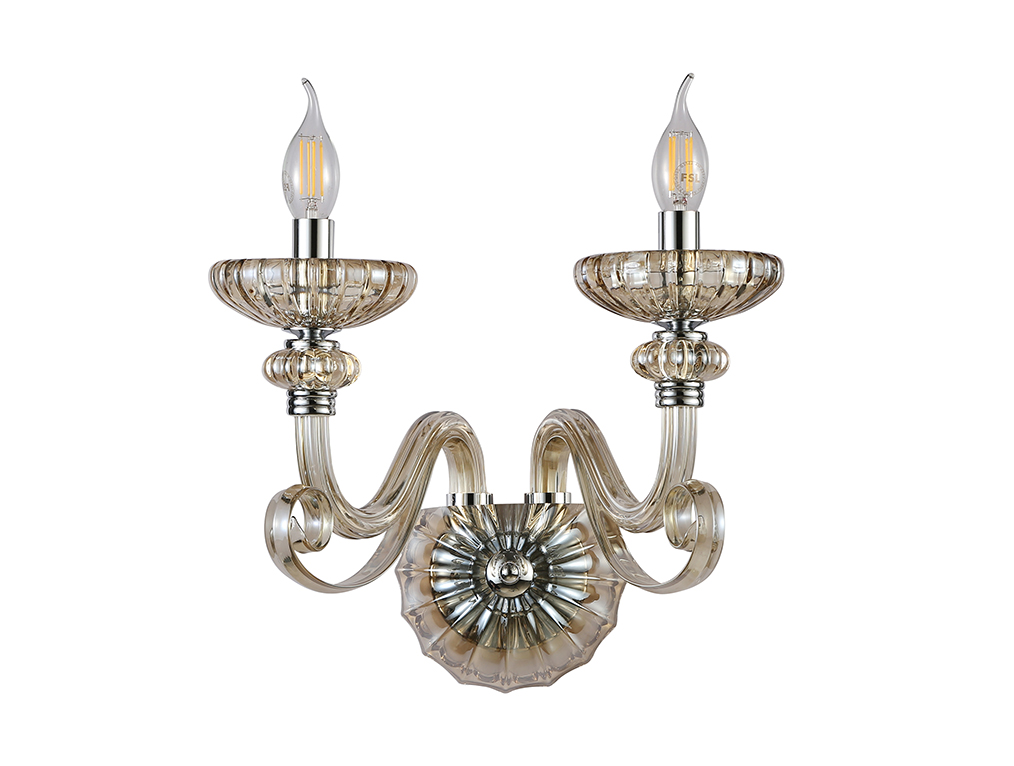 Бра Newport 8622/A chrome cognac М0071596 в #REGION_NAME_DECLINE_PP#