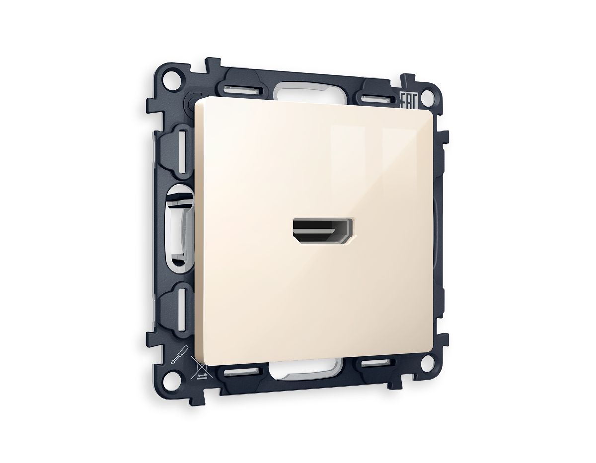 Комплект механизма розетки HDMI 2.0 40V/500mA 2.0GHz 5-18Gbit/s Ambrella Volt Alfa MA314010 в Санкт-Петербурге